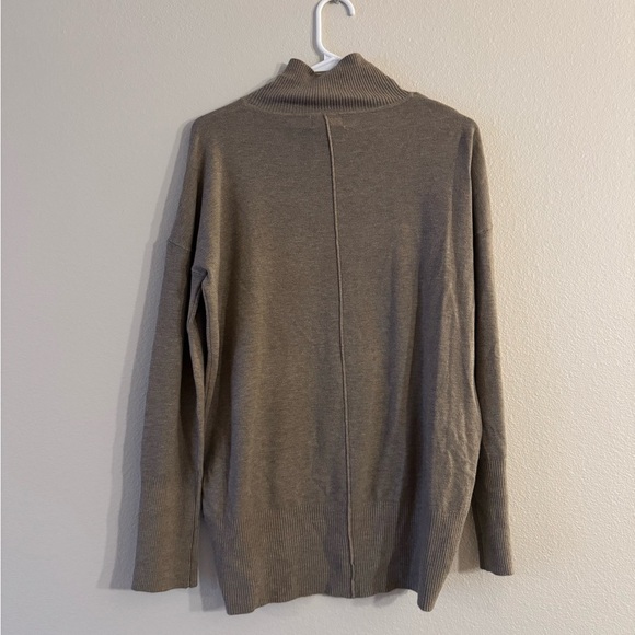 Bohme Brown Turtleneck Sweater Relaxed Fit - Picture 3 of 3